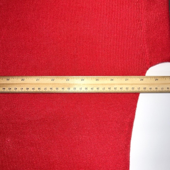 EILEEN FISHER Women's 100% Organic Linen Hibiscus Knit Sweater Tunic Size Large - Picture 8 of 9